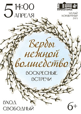 Воскресные встречи "Вербы нежной волшебство"
