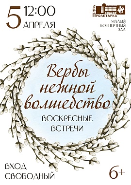Воскресные встречи "Вербы нежной волшебство"