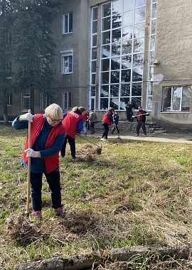 Субботник в Тверском Областном Дворце Культуры "Пролетарка"